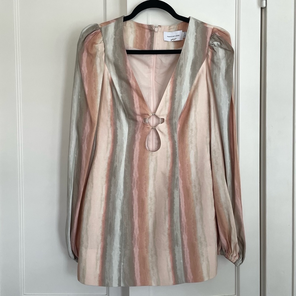 Significant Other Jessica Linen Dress